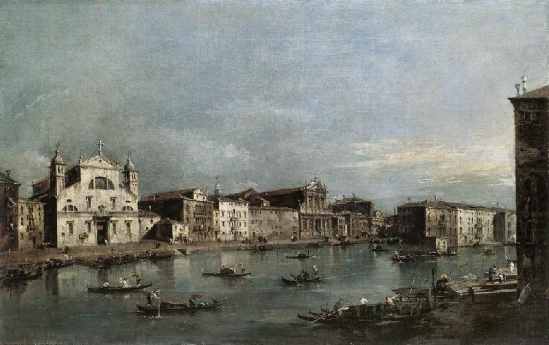 GUARDI, Francesco The Grand Canal with Santa Lucia and the Scalzi dfh china oil painting image